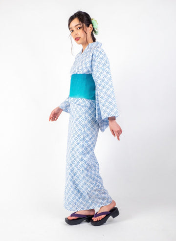 Tie-dyed yukata